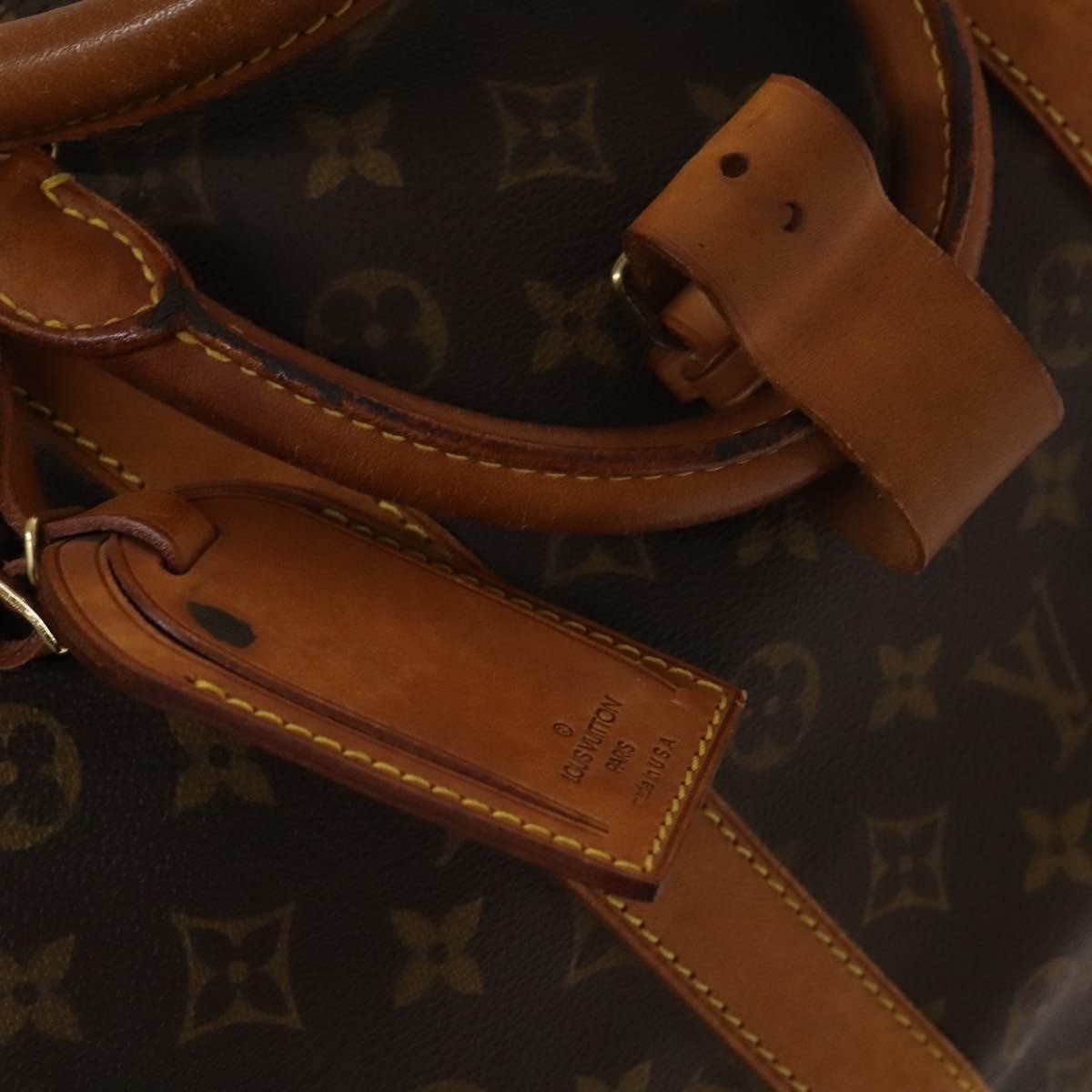 Louis Vuitton Keepall Bag Monogram Canvas, BROWN, CANVAS, Travel bag