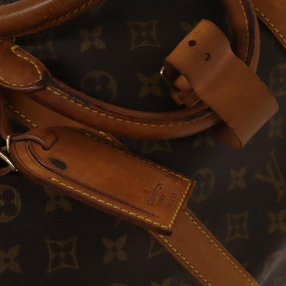 Louis Vuitton Keepall Bag Monogram Canvas, BROWN, CANVAS, Travel bag