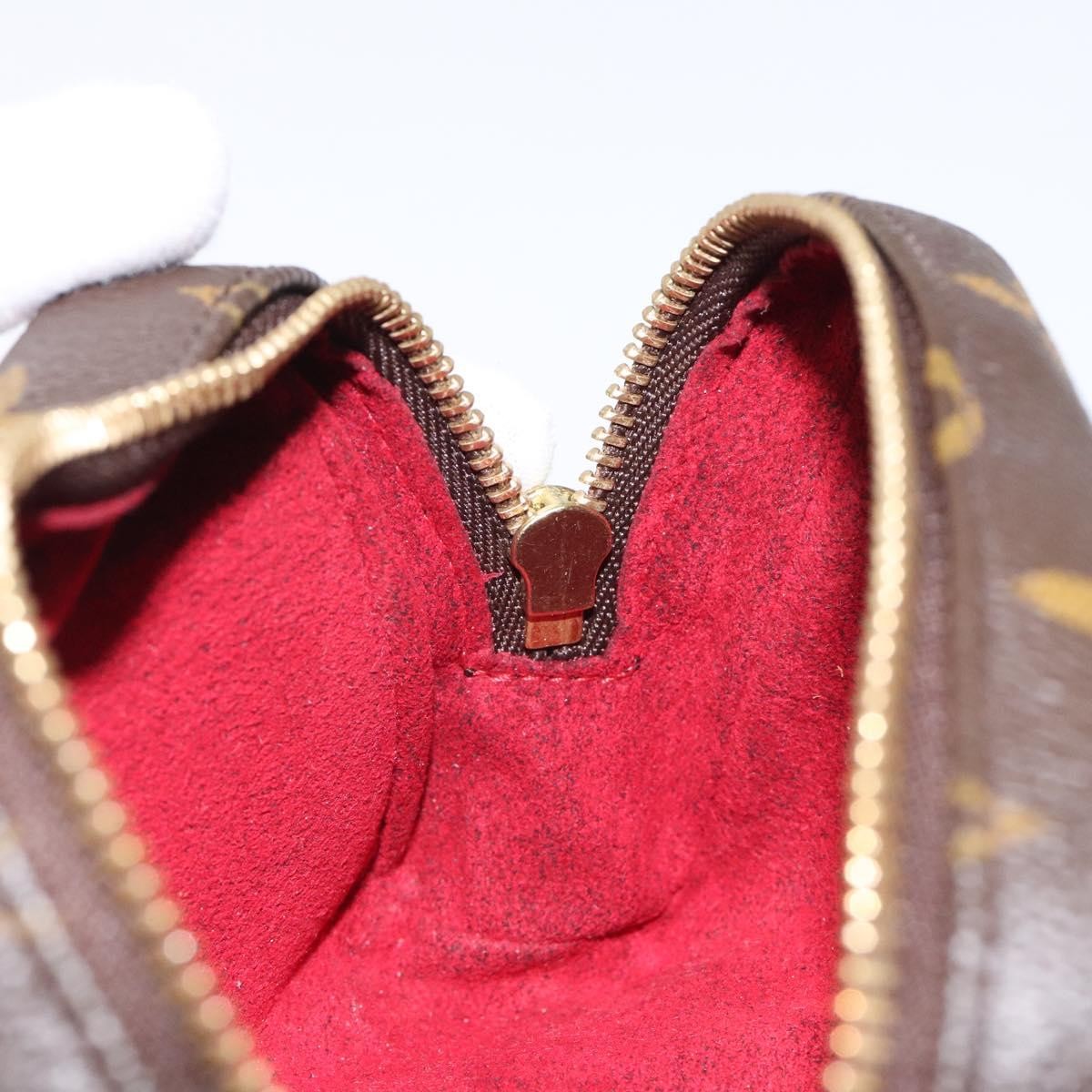 Louis Vuitton Wapiti Trousse Pouch Monogram Canvas, BROWN, CANVAS, Clutche & pouche