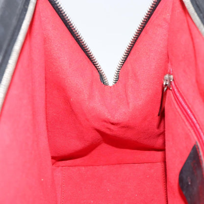 Salvatore Ferragamo Gancini Tote Leather, BLACK, LEATHER, Tote bag