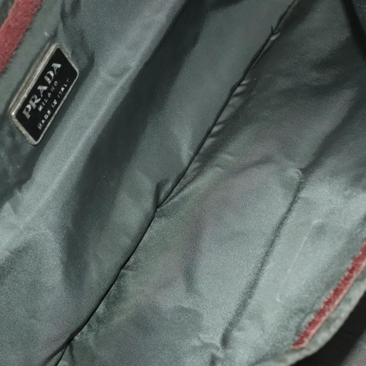 Prada Vintage Boston Bag Nylon, BLACK, NYLON, Travel bag