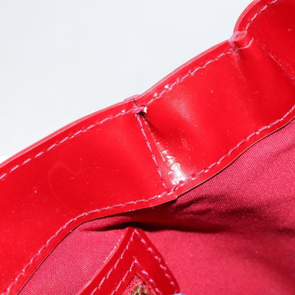 Louis Vuitton Wilshire Handbag Monogram Vernis, RED, PATENT_LEATHER, Handbag