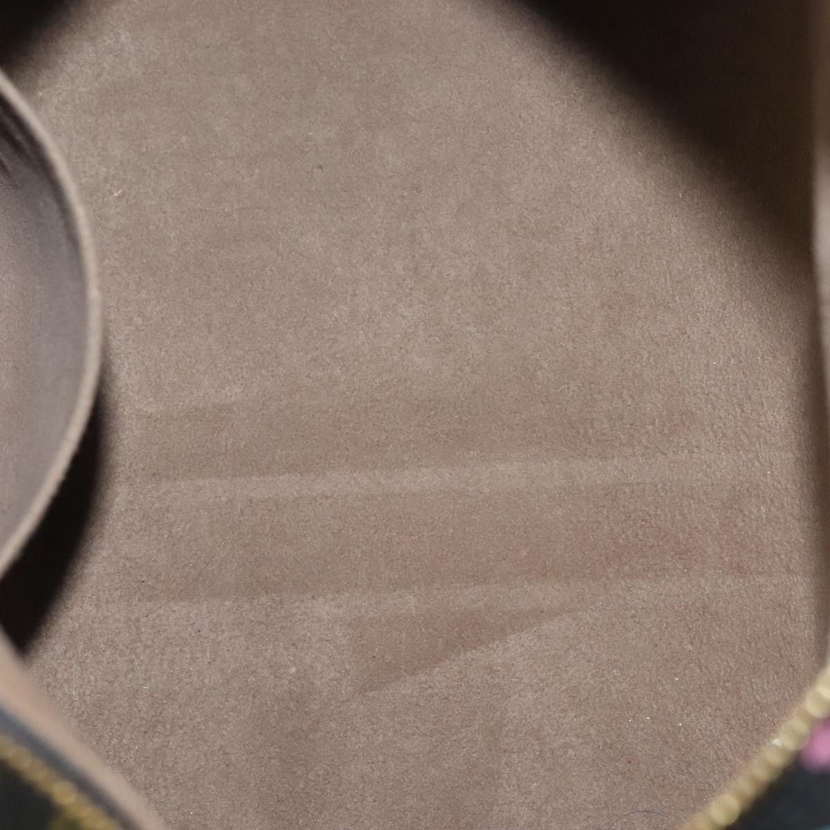 Louis Vuitton Speedy Handbag Monogram Multicolor, BLACK, CANVAS, Handbag