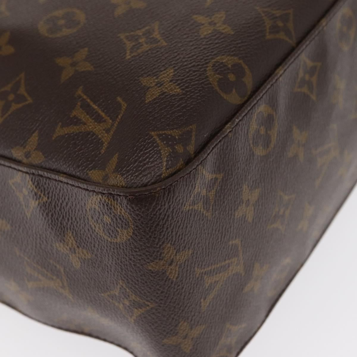 Louis Vuitton Looping Handbag Monogram Canvas, BROWN, CANVAS, Shoulder bag
