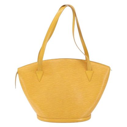 Louis Vuitton Saint Jacques Handbag Epi Leather, YELLOW, LEATHER, Shoulder bag