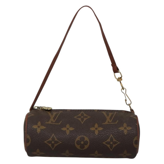 Louis Vuitton Papillon Pochette Monogram Canvas, BROWN, CANVAS, Clutche & pouche