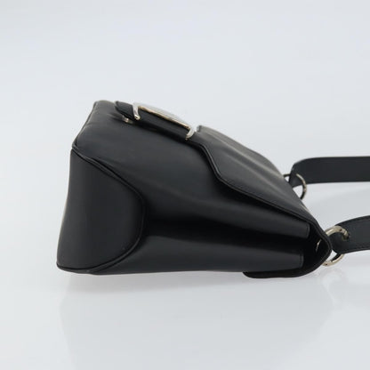 Salvatore Ferragamo Vala Shoulder Bag Patent Leather, BLACK, PATENT_LEATHER, Shoulder bag