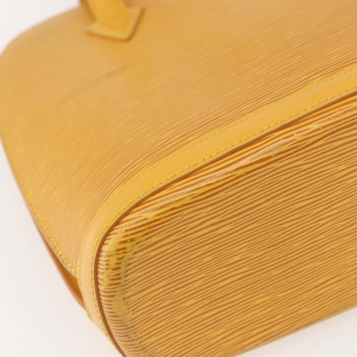 Louis Vuitton Lussac Handbag Epi Leather, YELLOW, LEATHER, Shoulder bag