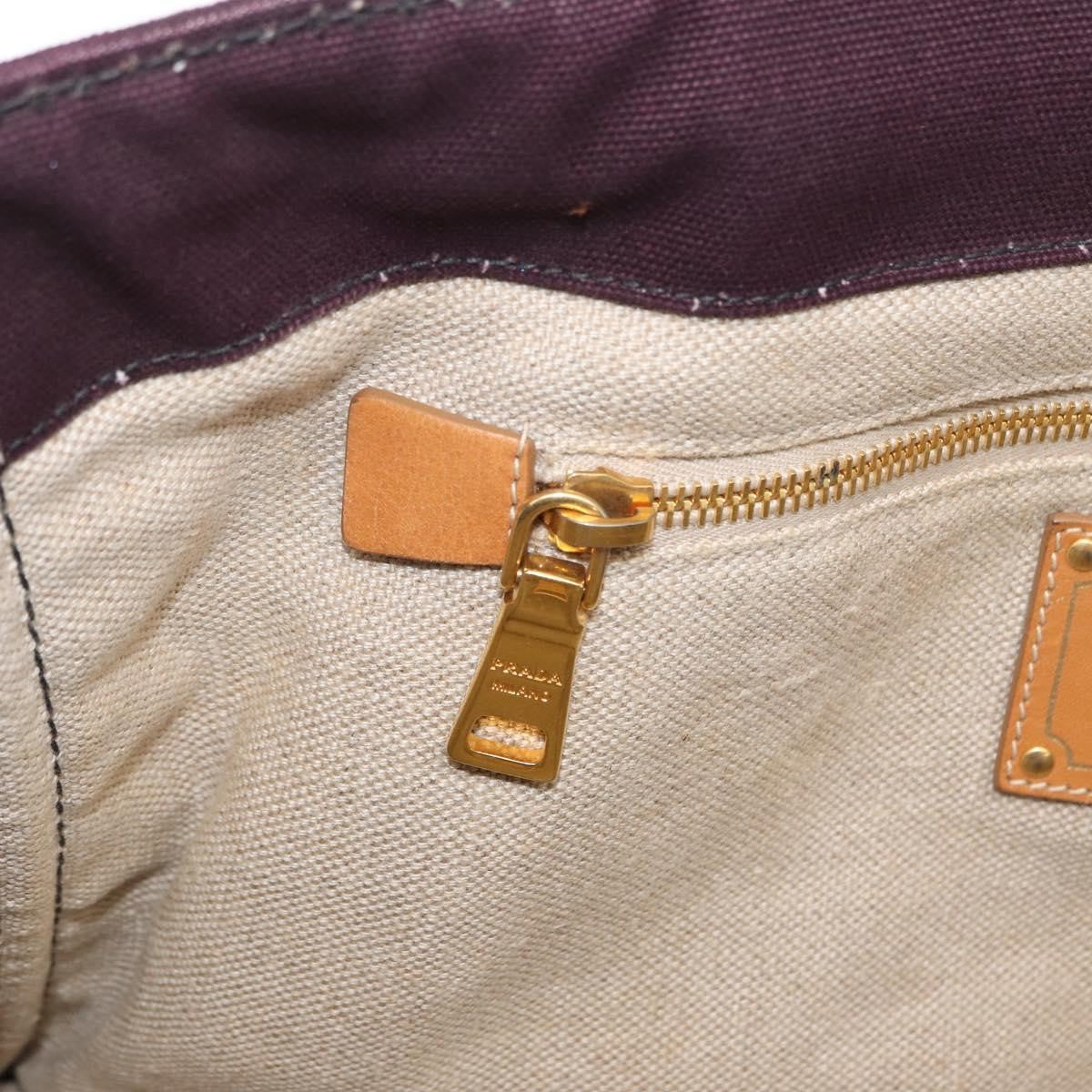 Prada Canapa Tote Canvas, PINK, CANVAS, Tote bag