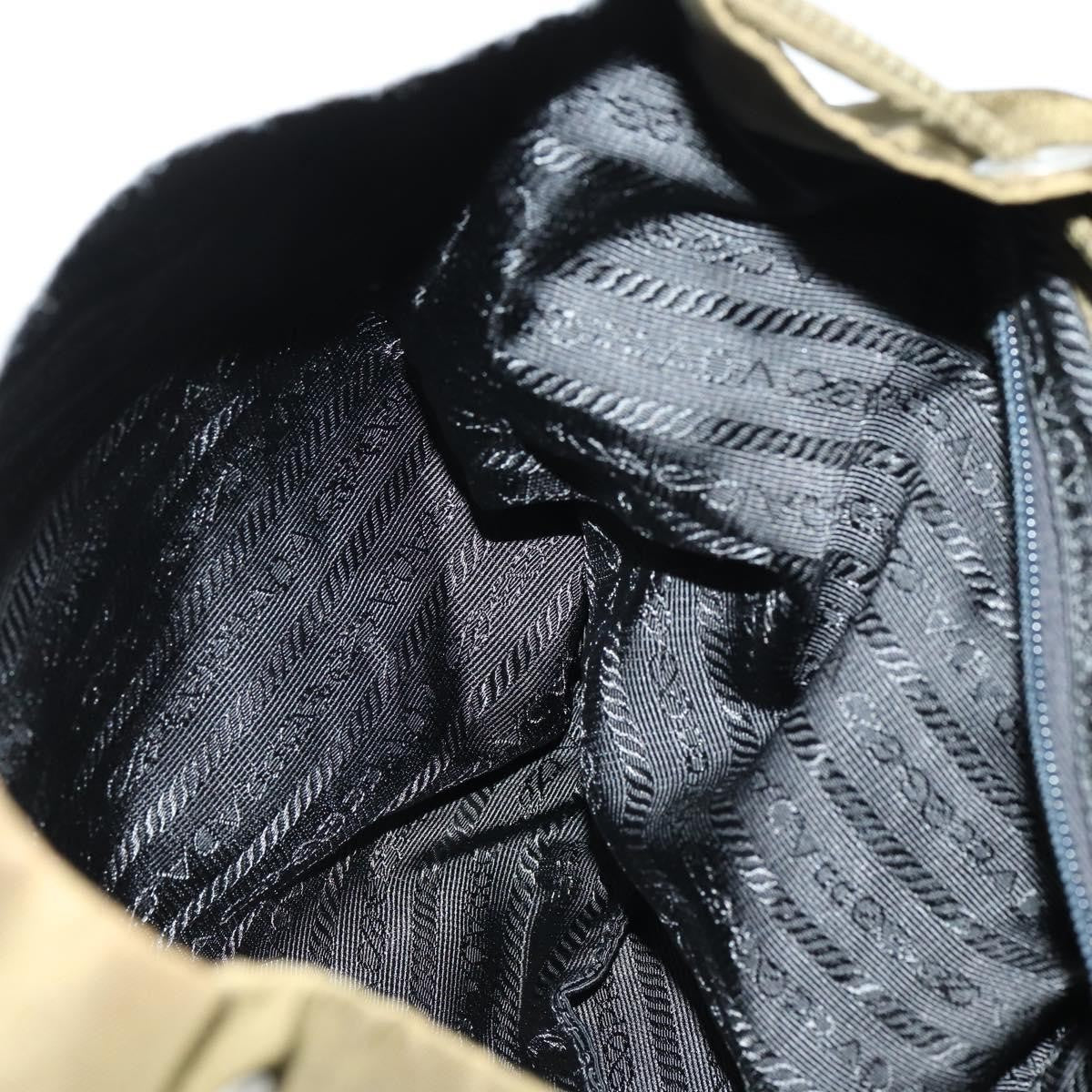 Prada Double Front Pocket Backpack Tessuto, KHAKI, NYLON, Backpack