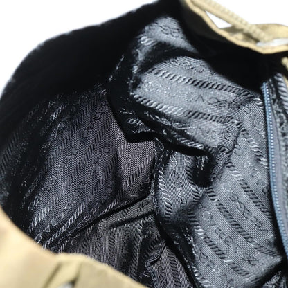 Prada Double Front Pocket Backpack Tessuto, KHAKI, NYLON, Backpack