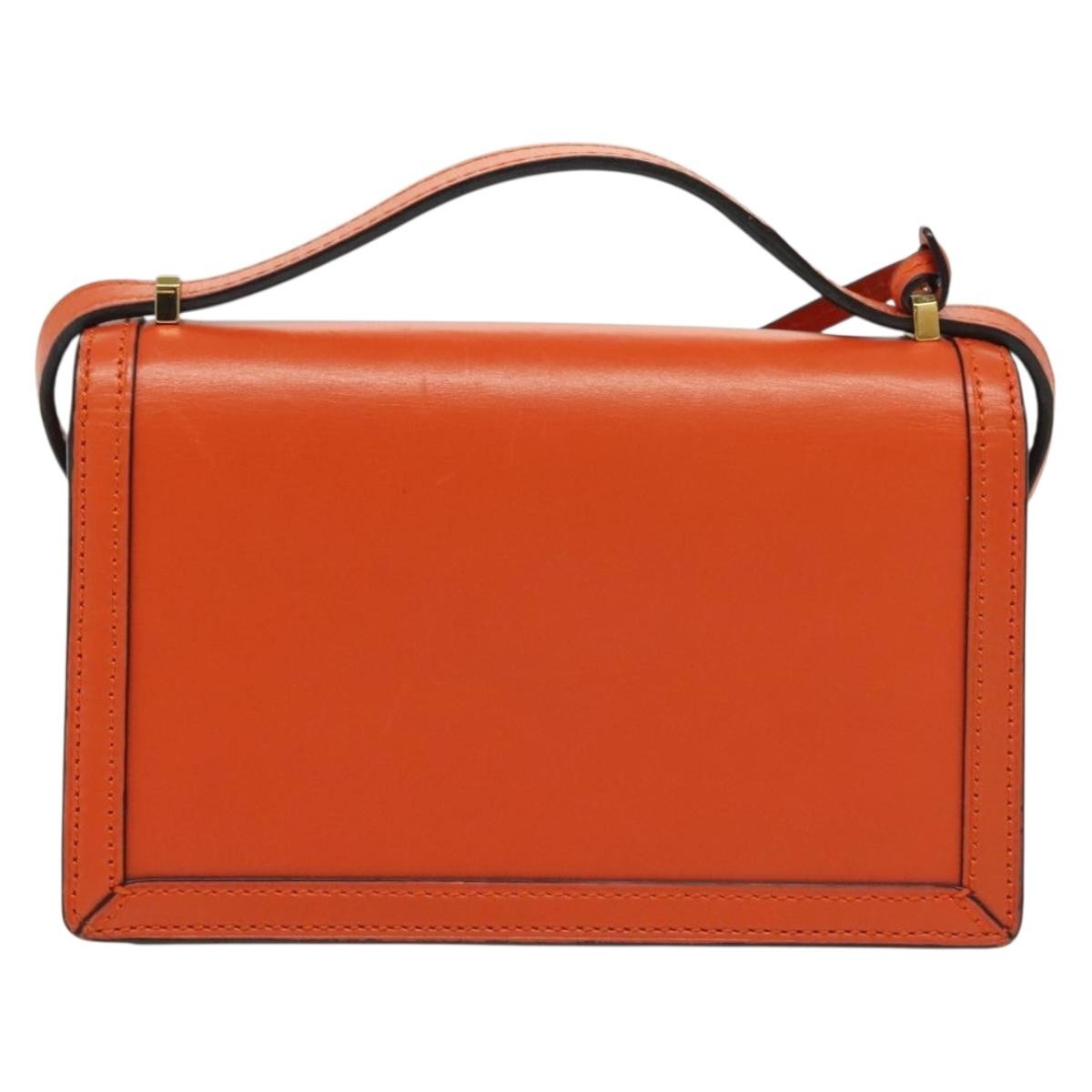 Loewe Barcelona Shoulder Bag Leather, ORANGE, LEATHER, Shoulder bag