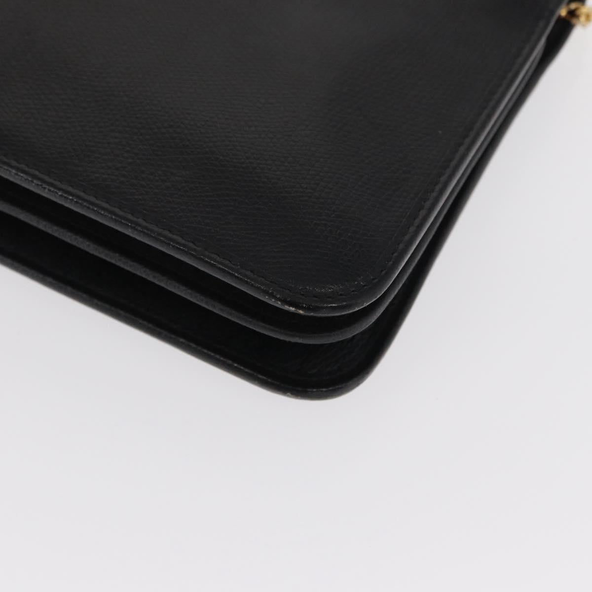 Christian Dior Vintage Shoulder Bag Leather, Black, Leather, Shoulder Bag