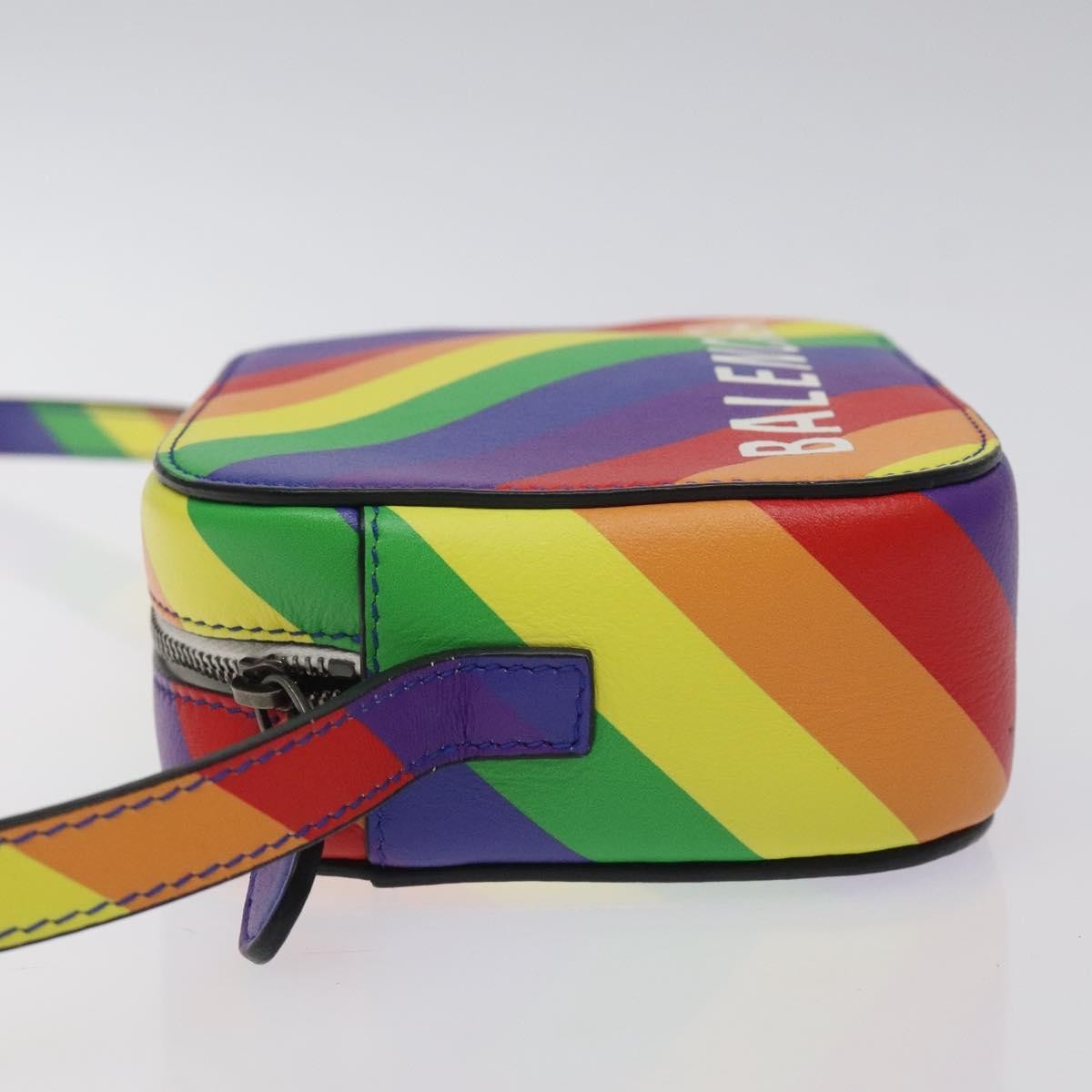 Balenciaga Everyday Camera Bag Printed Leather, MULTICOLOUR, LEATHER, Shoulder bag