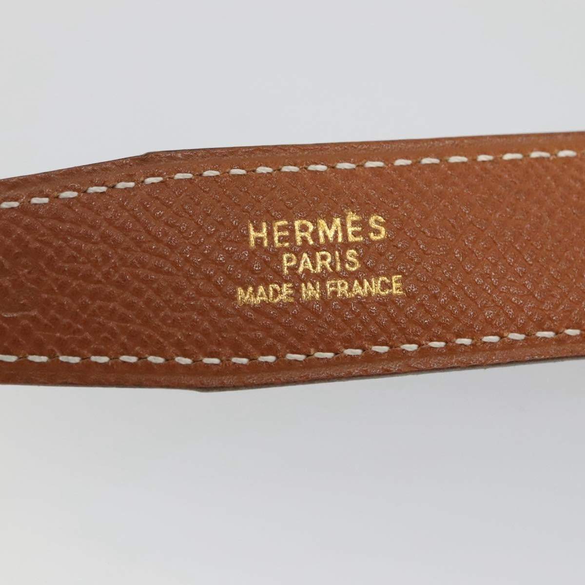 Hermes Constance Belt Leather, BLUE, LEATHER, Belts