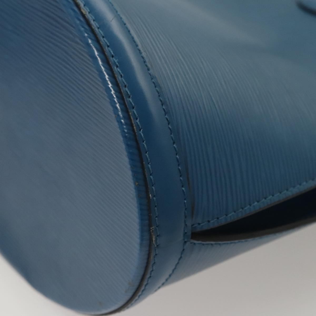 Louis Vuitton Cluny Shoulder Bag Epi Leather, BLUE, LEATHER, Shoulder bag