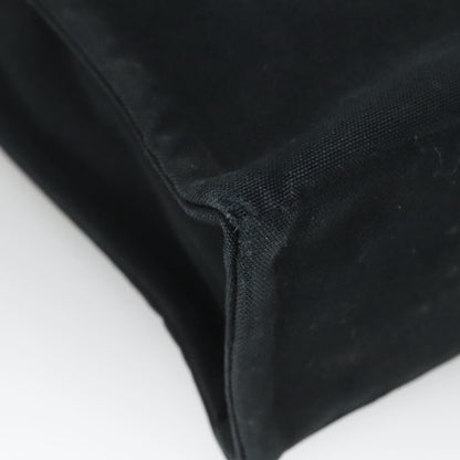 Hermes Fourre Tout Tote Canvas, BLACK, CANVAS, Tote bag