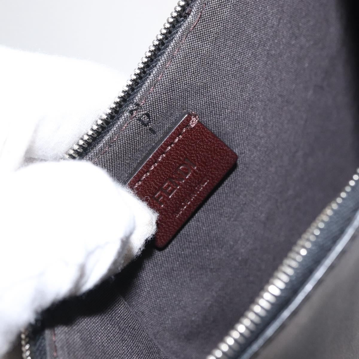 Fendi Triplette Pouch Set Calfskin, MULTICOLOUR, LEATHER, Clutche & pouche