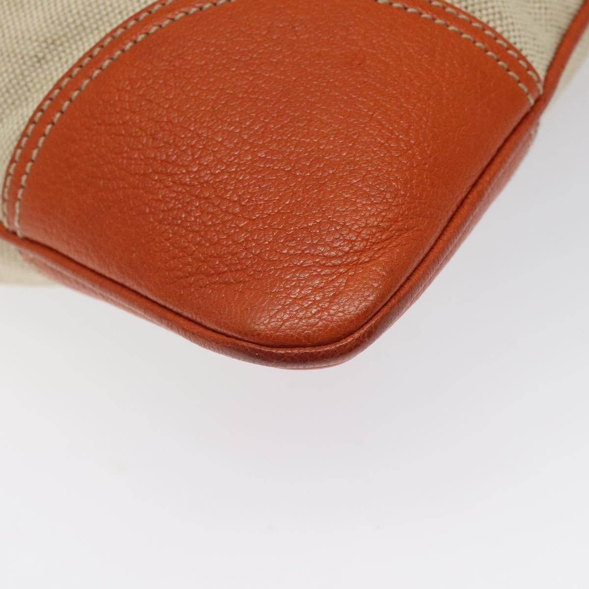 Prada Vintage Handbag Canvas and Leather, BEIGE, CANVAS, Handbag