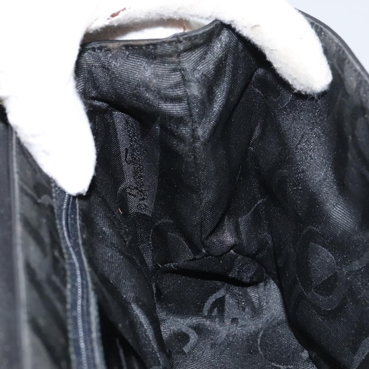 Salvatore Ferragamo Vala Shoulder Bag Patent Leather, BLACK, PATENT_LEATHER, Shoulder bag