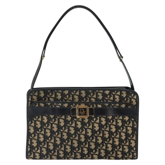Christian Dior Trotter shoulder bag Canvas, NAVY, CANVAS, Shoulder bag