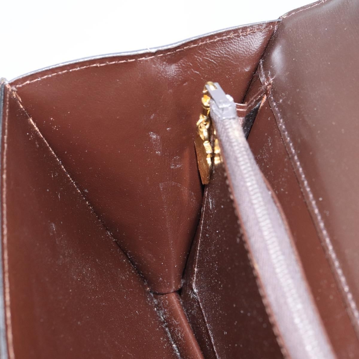 Gucci Vintage Shoulder Bag Leather, BROWN, LEATHER, Shoulder bag