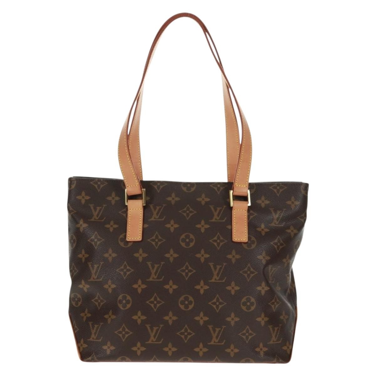 Louis Vuitton Cabas Piano Monogram Canvas, BROWN, CANVAS, Handbag