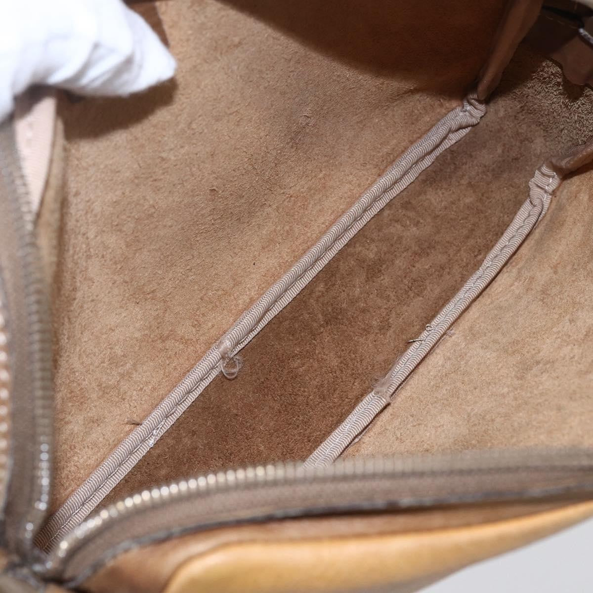 Loewe Anagram Clutch Bag Leather, BEIGE, LEATHER, Clutche & pouche