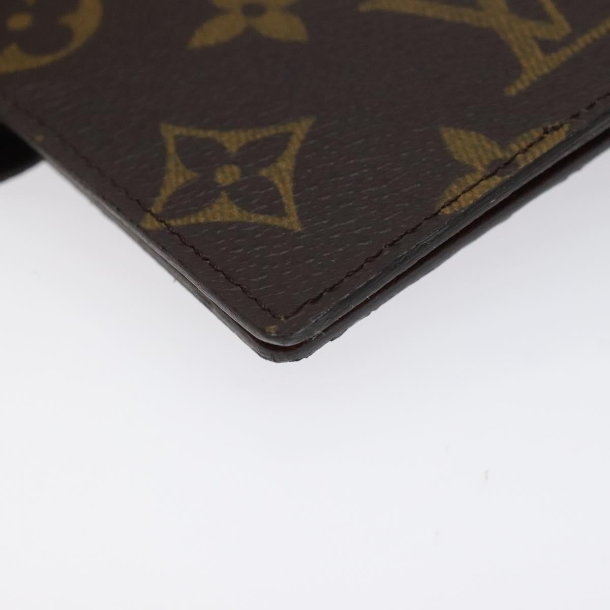 Louis Vuitton Agenda Cover Monogram Canvas, BROWN, CANVAS, Wallets