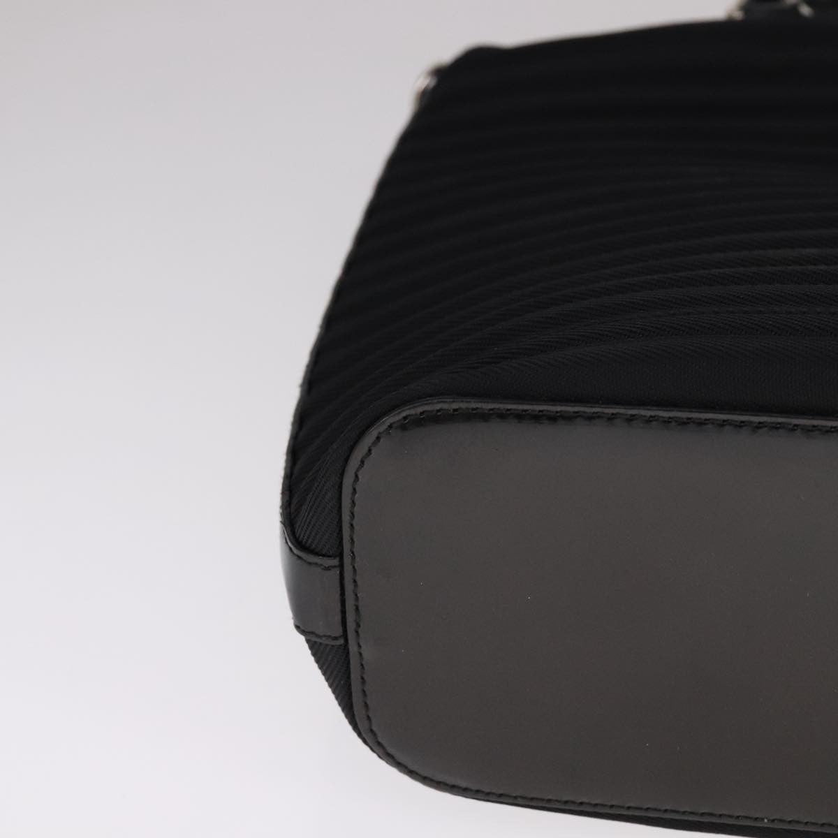 Gucci Convertible Bamboo Zip Tote Nylon, Black, Nylon, Tote Bag