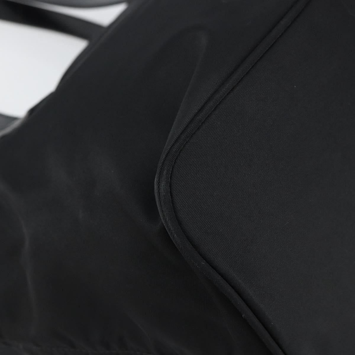 Prada Vintage Zip Tote Tessuto, BLACK, NYLON, Tote bag