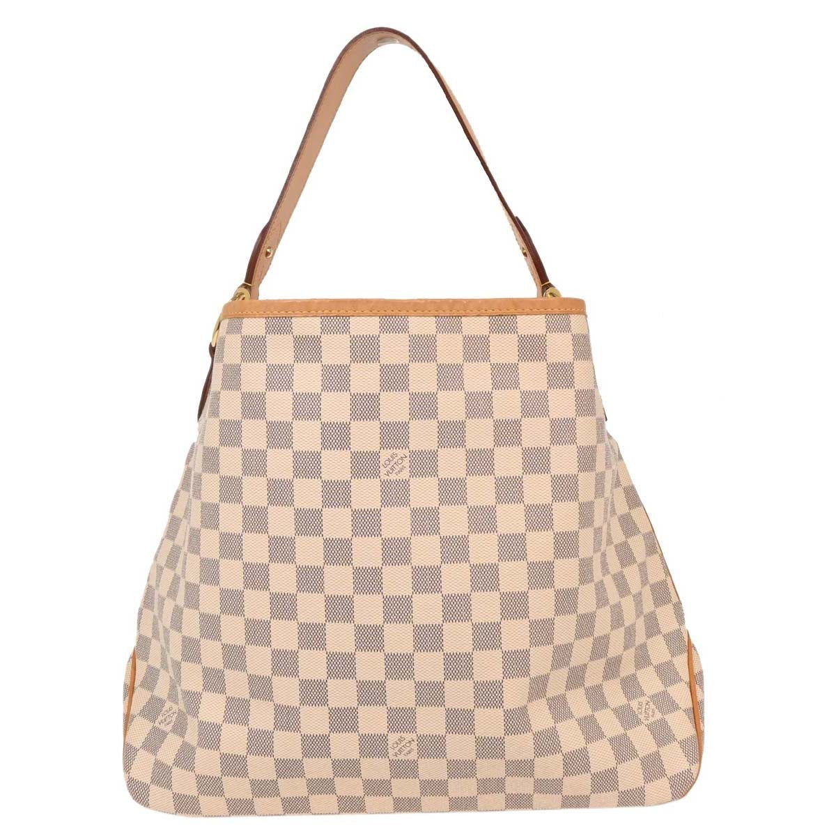Louis Vuitton Delightful NM Handbag Damier, WHITE, CANVAS, Shoulder bag