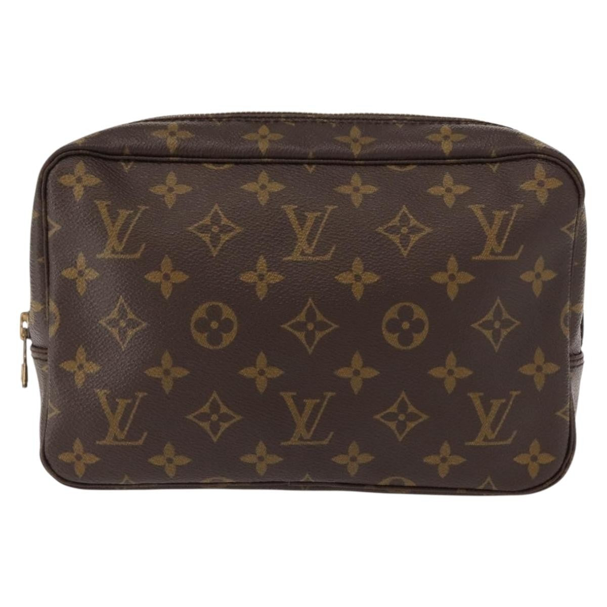 Louis Vuitton Trousse Toiletry Pouch Monogram Canvas, BROWN, CANVAS, Toiletry Case