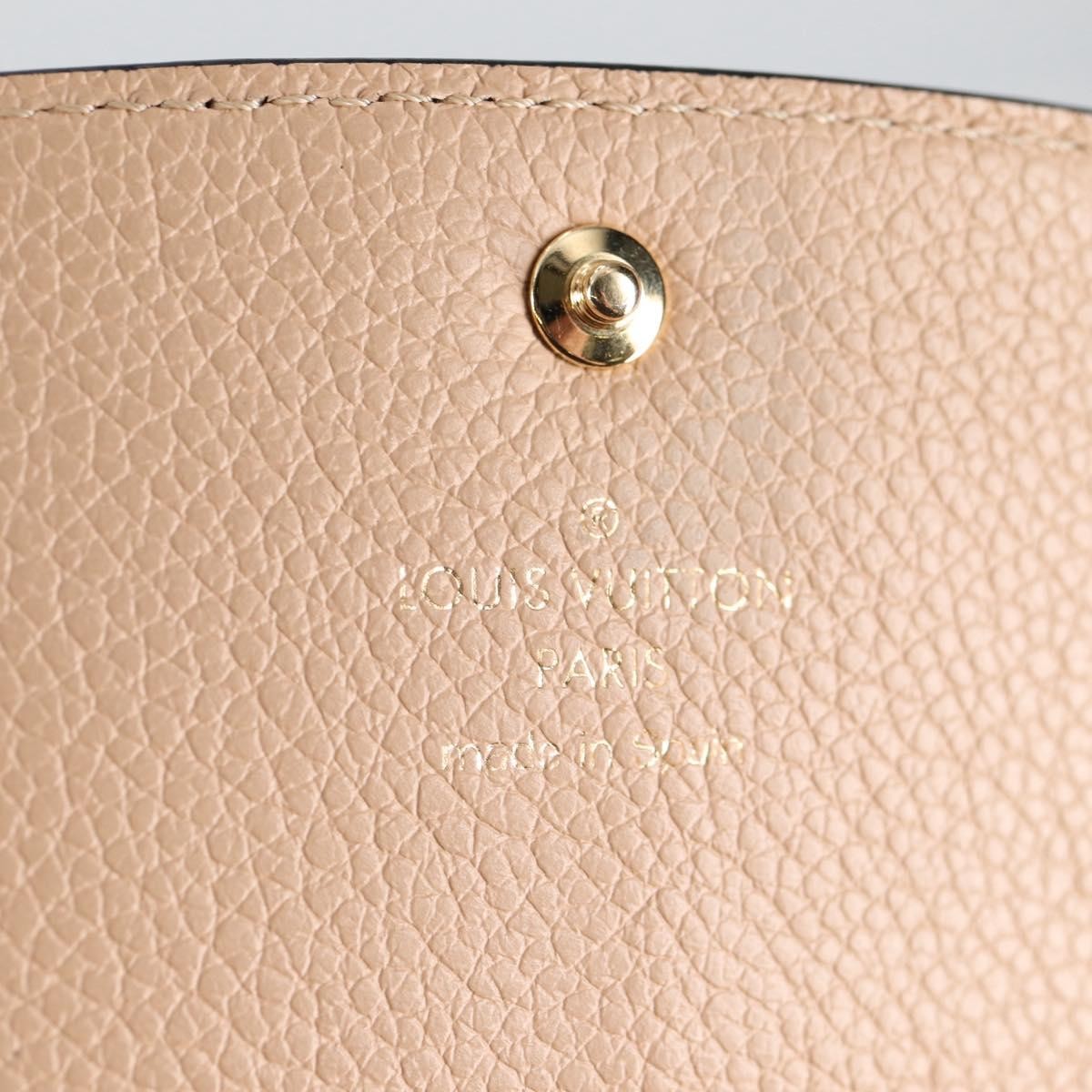 Louis Vuitton Portefeuille Sarah Wallet Monogram Empreinte, BLACK, LEATHER, Wallets