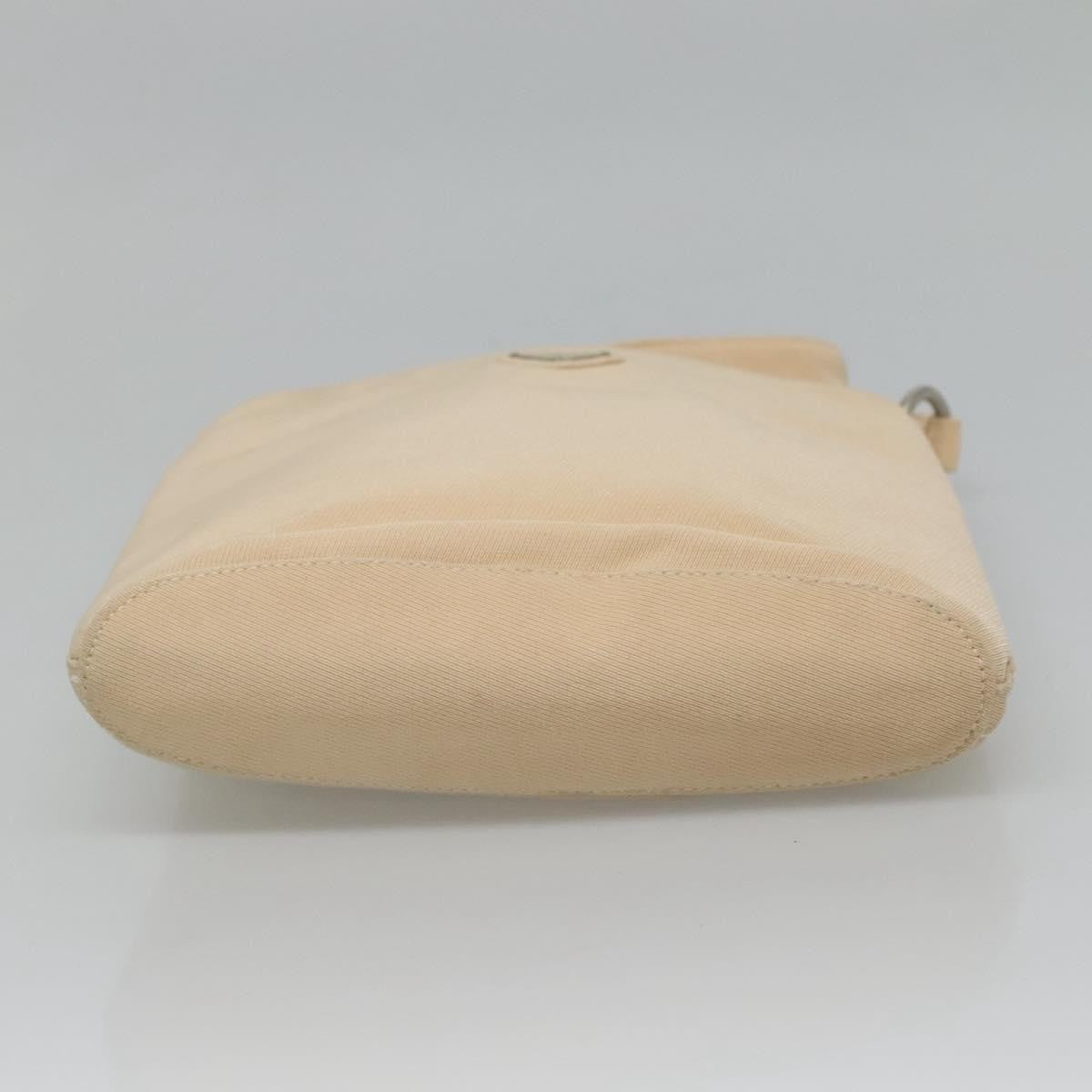 Prada Zip Messenger Canvas, BEIGE, CANVAS, Shoulder bag