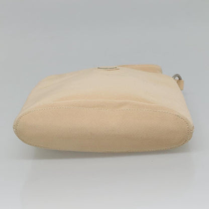 Prada Zip Messenger Canvas, BEIGE, CANVAS, Shoulder bag