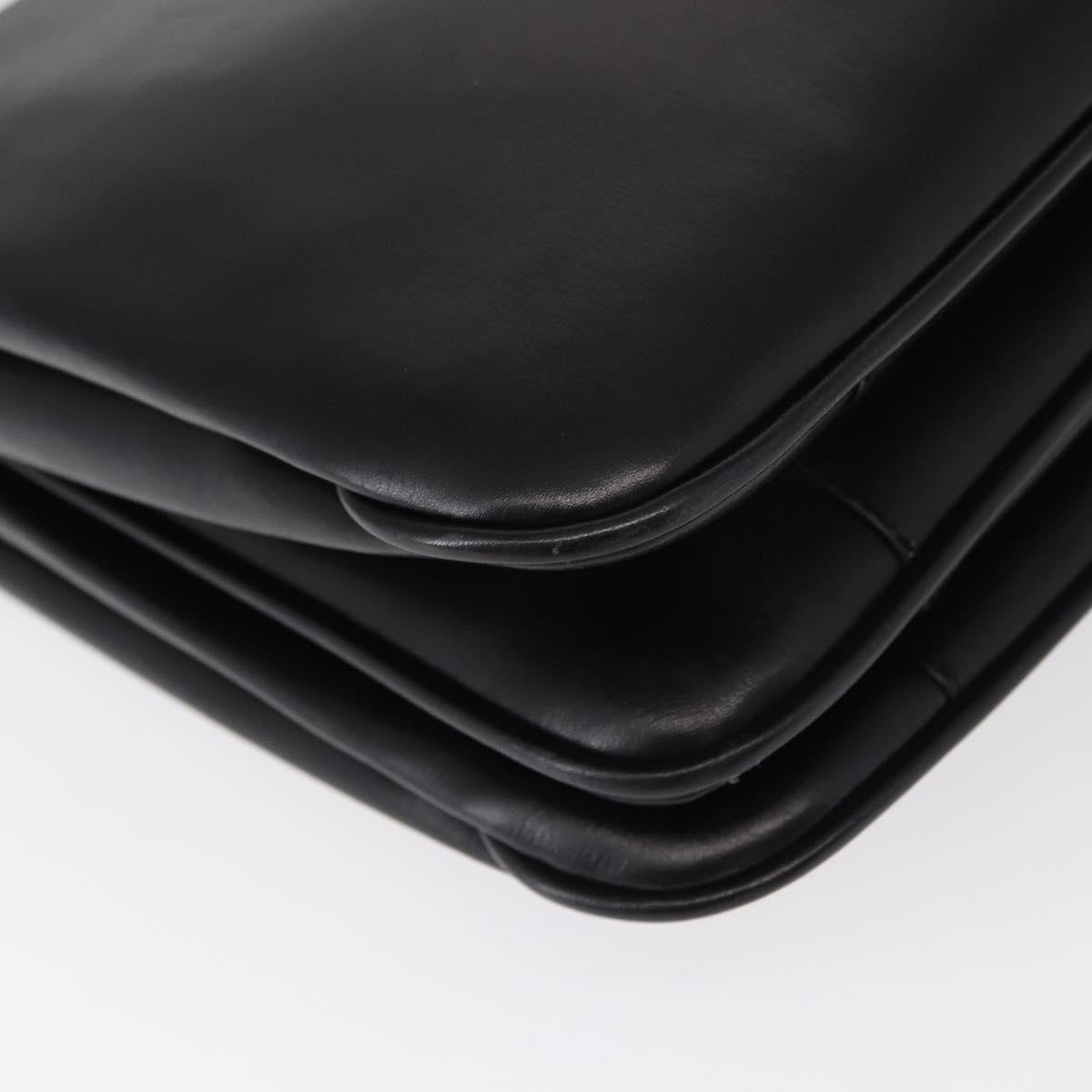 Bally Vintage Shoulder Bag Leather, BLACK, LEATHER, Shoulder bag