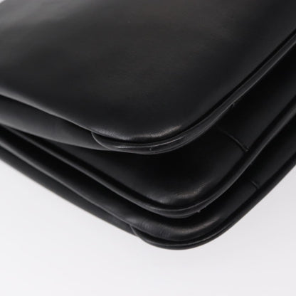 Bally Vintage Shoulder Bag Leather, BLACK, LEATHER, Shoulder bag