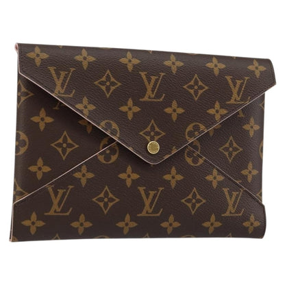 Louis Vuitton Kirigami Pochette Monogram Canvas, BROWN, CANVAS, Clutche & pouche