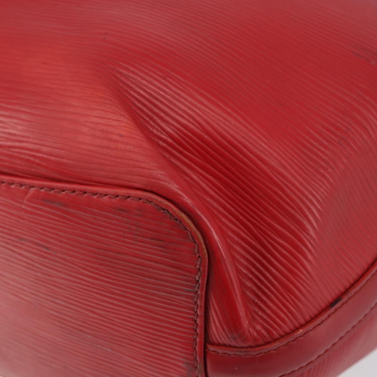 Louis Vuitton Mandara Handbag Epi Leather, RED, LEATHER, Shoulder bag