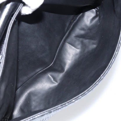 Bally Vintage Handbag Quilted Leather, BLACK, LEATHER, Handbag