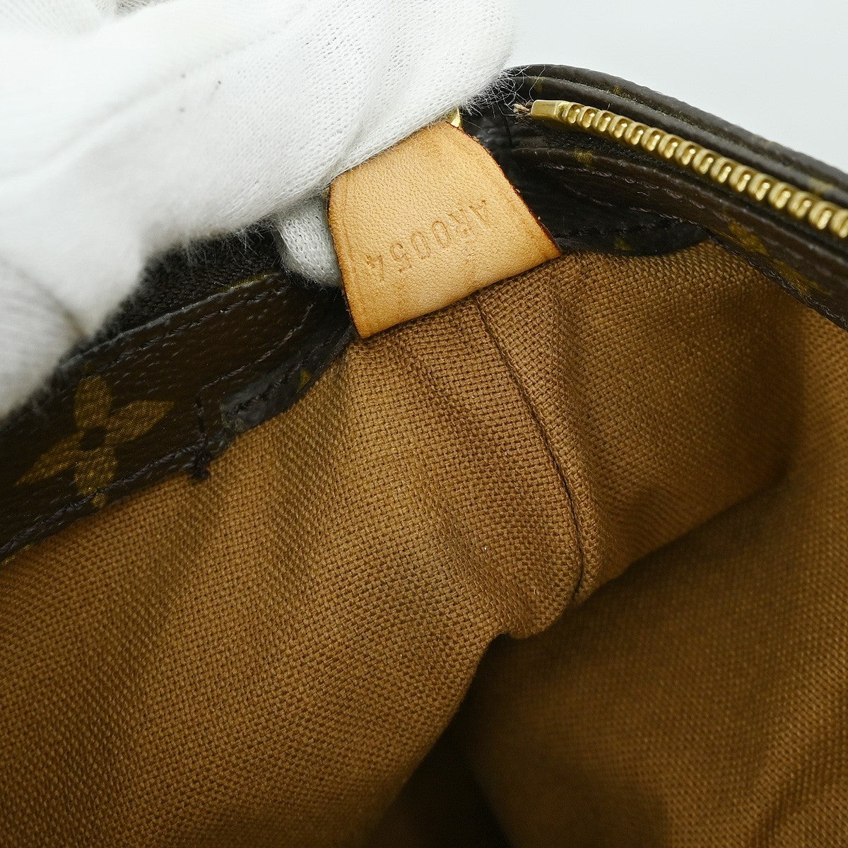 Louis Vuitton Cabas Mezzo Monogram Canvas, BROWN, CANVAS, Tote bag