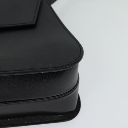 Celine Circle Logo Handbag Leather, BLACK, LEATHER, Handbag