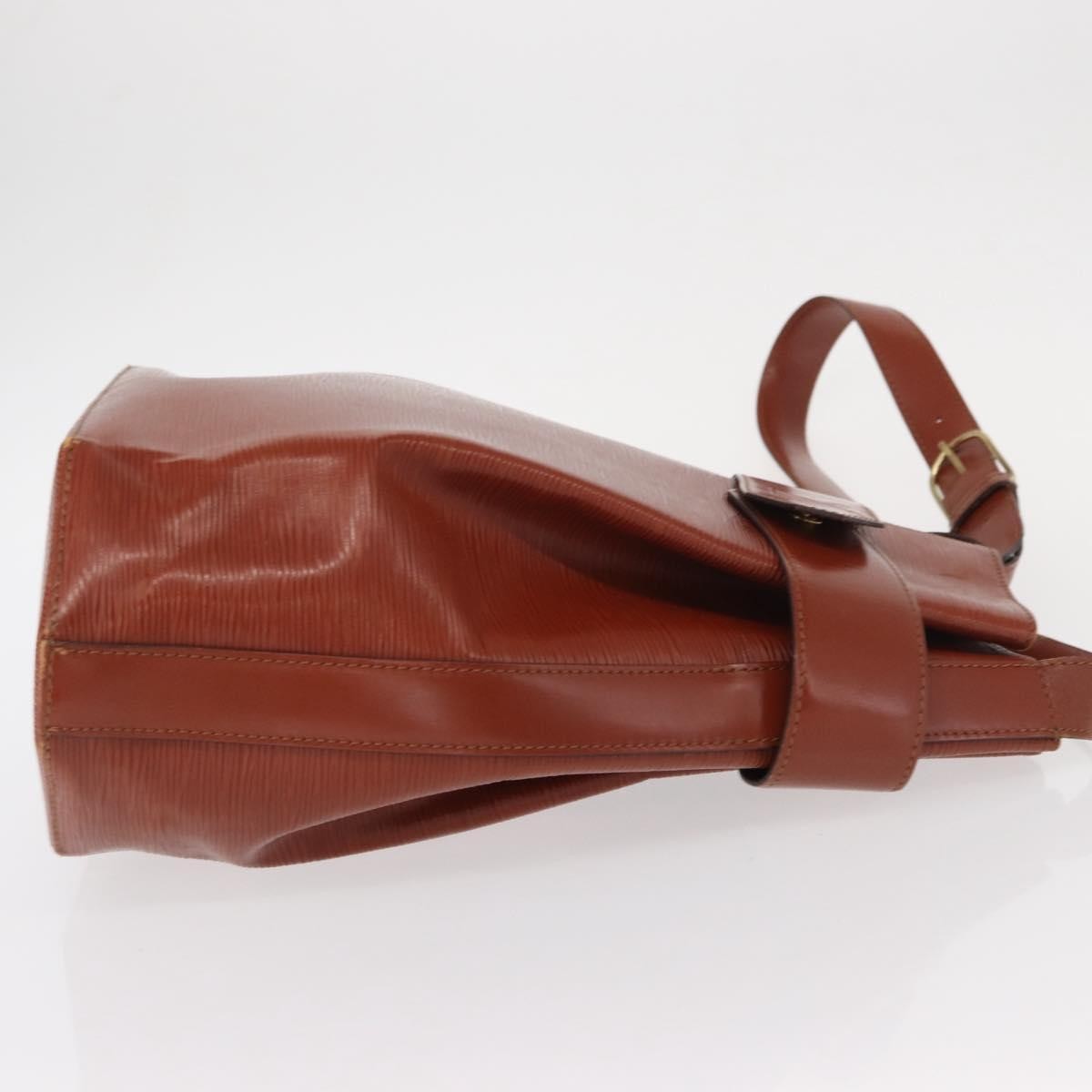 Louis Vuitton Vintage Sac d'Epaule Handbag Epi Leather, BROWN, LEATHER, Shoulder bag