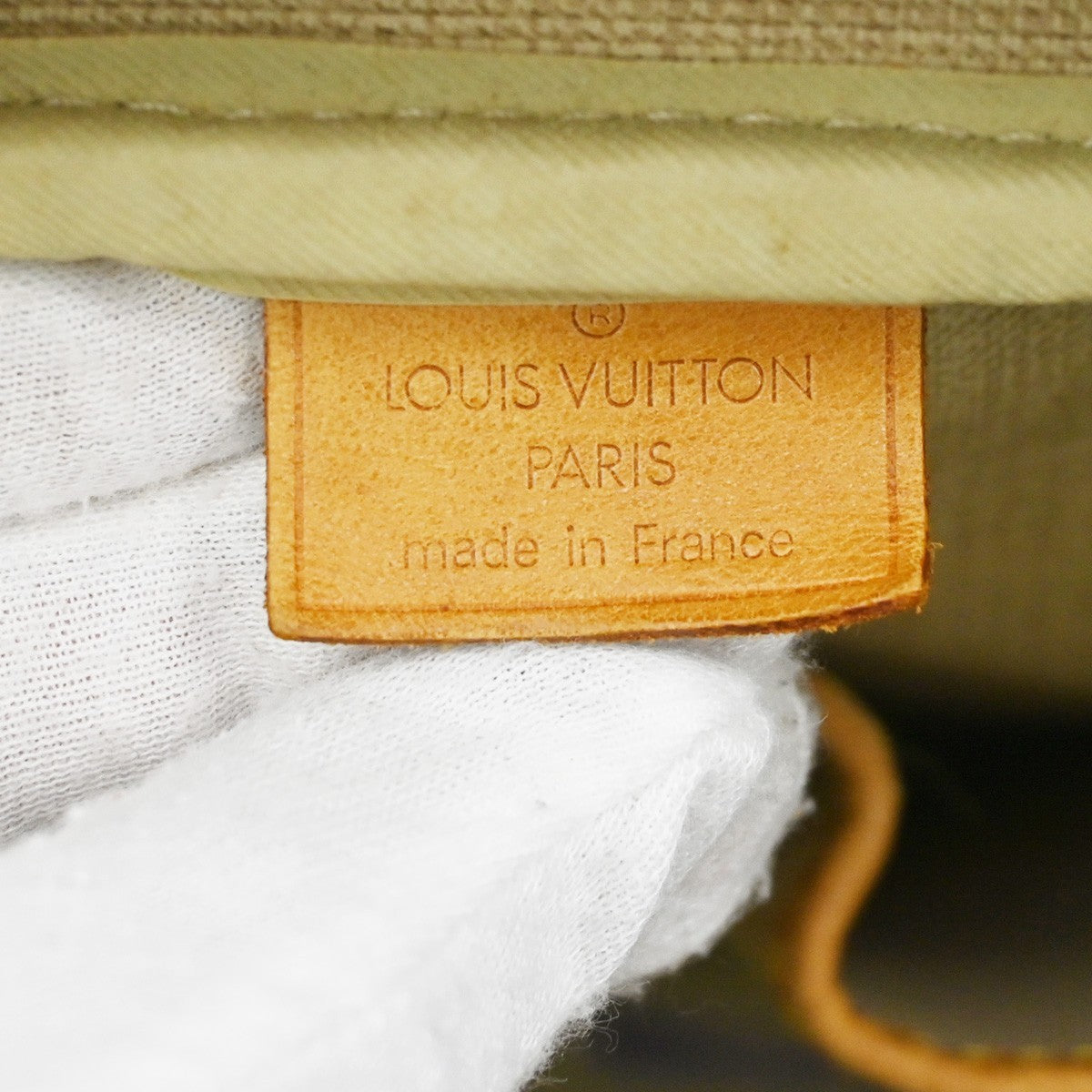 Louis Vuitton Deauville Handbag Monogram Canvas, BROWN, CANVAS, Handbag