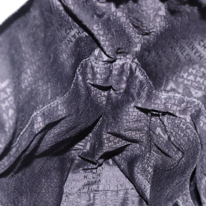 Chanel Square Stitch Tassel Hobo Quilted Leather, BLACK, LEATHER, Handbag