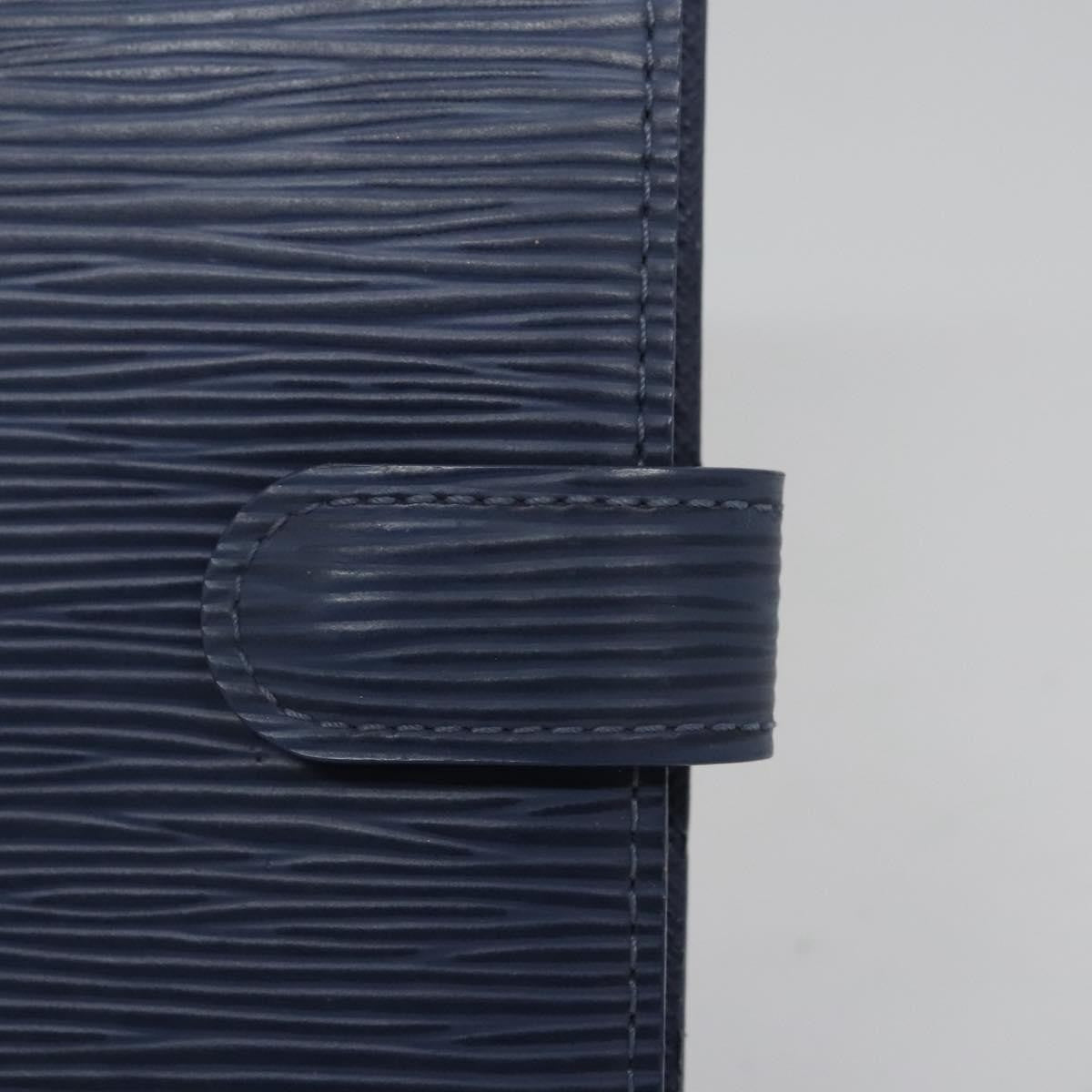 Louis Vuitton Agenda Cover Epi Leather, BLUE, LEATHER, Wallets