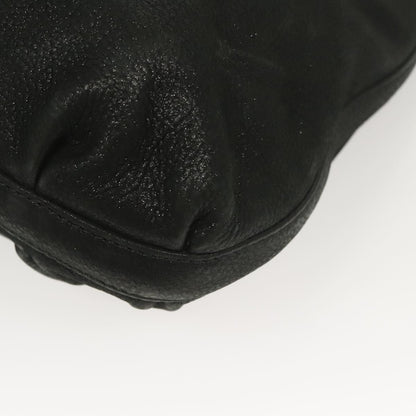 Fendi Vintage Convertible Tote Leather, BLACK, LEATHER, Tote bag