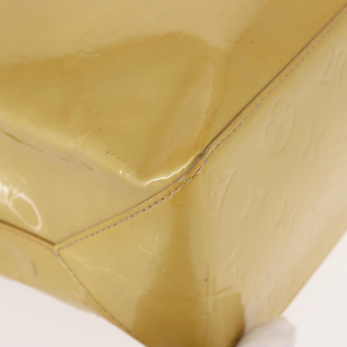 Louis Vuitton Reade Handbag Monogram Vernis, BEIGE, PATENT_LEATHER, Handbag