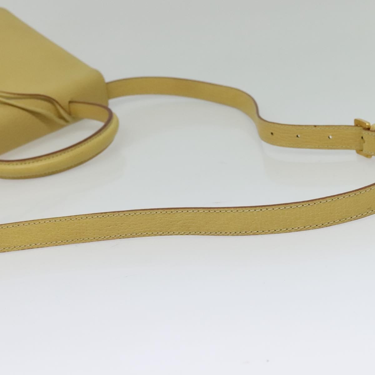 Loewe Barcelona Shoulder Bag Leather, YELLOW, LEATHER, Shoulder bag